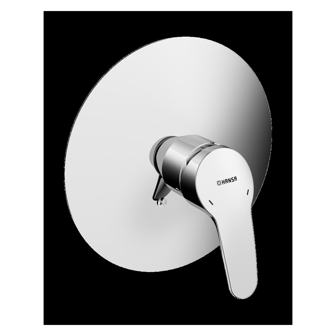 Hansa HANSAMIX Fertigset für Brause-Batterie, ohne Zugumsteller, Unterputz, Rosette rund, 01859183 (01859183)
