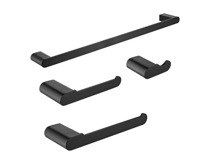 4 pièces noir porte-serviettes porte-serviettes porte-papier hygiénique crochets à serviettes mural porte-serviettes en acier inoxydable porte-serviettes 16 pouces