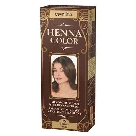 Venita - Henna Color Coloring Lotion From Henna Ecstraktem 15 Bronze 75Ml (Braun) (35559841)