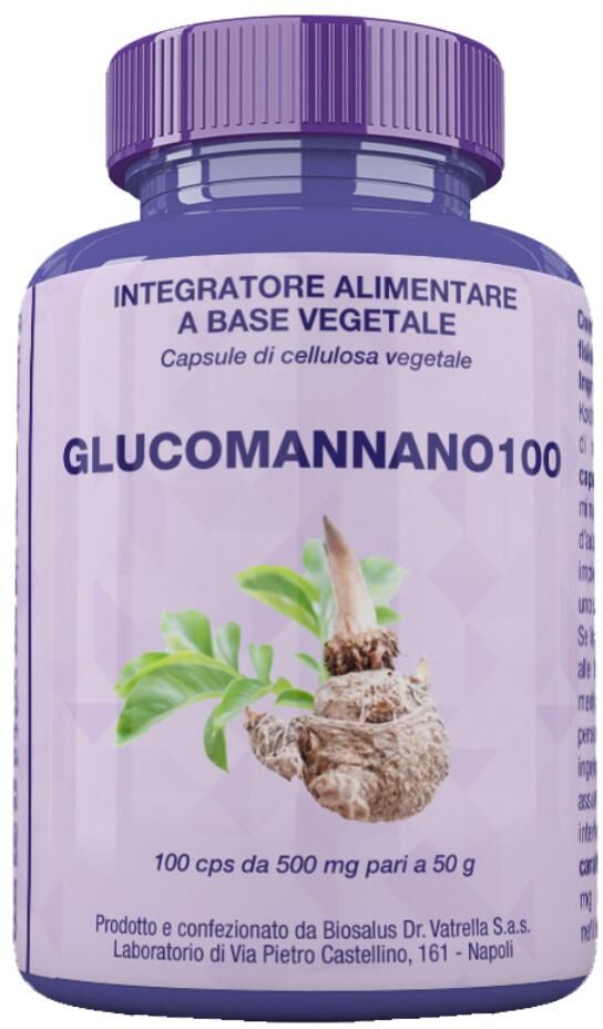 BIOSALUS di Vatrella A. Sas Biosalus, Glucomannano, 100 Capsule