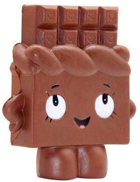 Snug & Styled Cute Chocolate Slow Rebound Stress Relief Squishy Toy For Kids & Adults brown