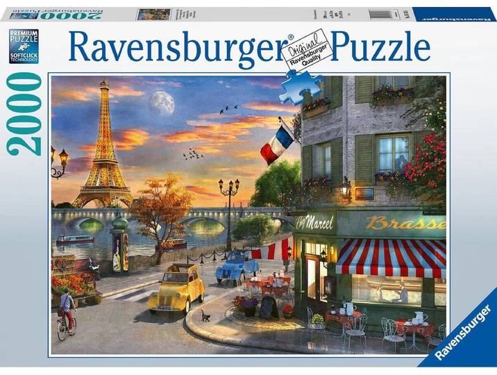 Ravensburger Romantische avond in Parijs - Legpuzzel - 2000 stukjes - Multicolor