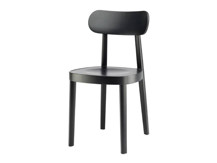 Thonet - 118 M Stuhl, Buche schwarz gebeizt