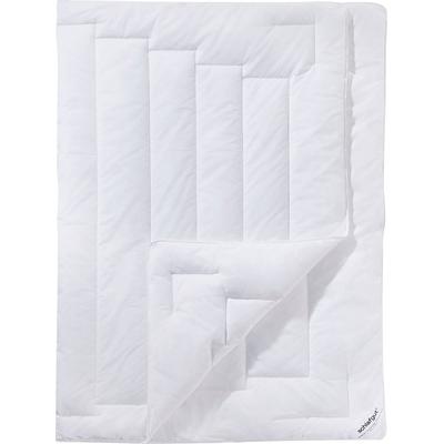 Microfaserbettdecke SCHLAFGUT "Premium", weiß, B:155cm L:220cm, Bettdecken Bezug: 100% Baumwolle. Bettdecken Füllung: 100% Polyester, Bettdecken, Microfaserbettdecke, Bettdecke, 135x200, 155x220 cm und weitere Größen, Sommer oder Winter