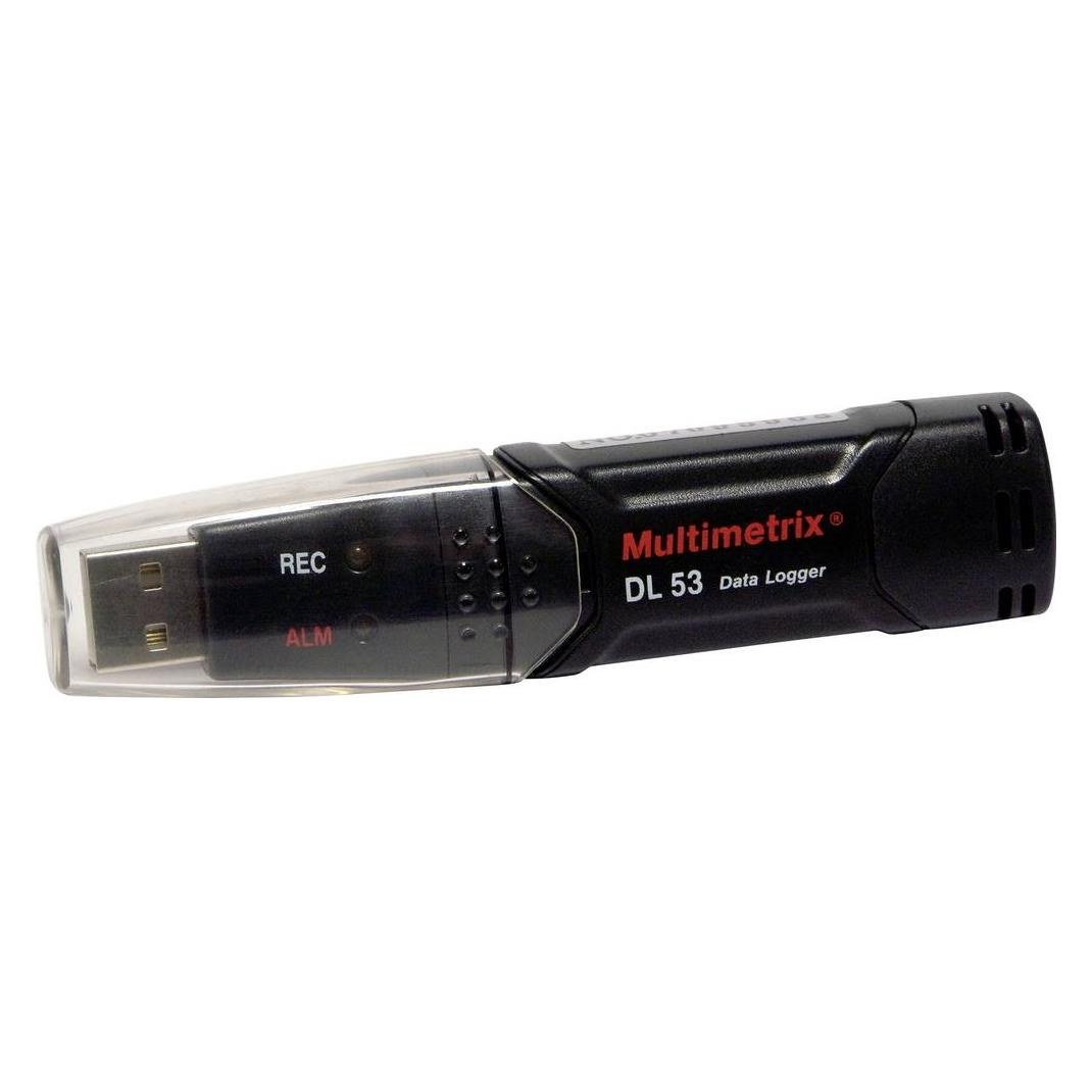 Multimetrix Luftfeuchte Datenlogger DL 53 USB Lufttemperatur und Feuchtigkeitslogger (Hand-Multimeter) (P06230801)