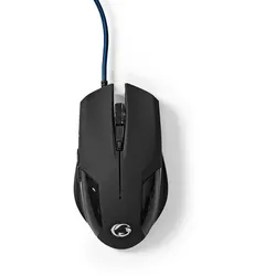 Nedis Gaming Maus GMWD110BK