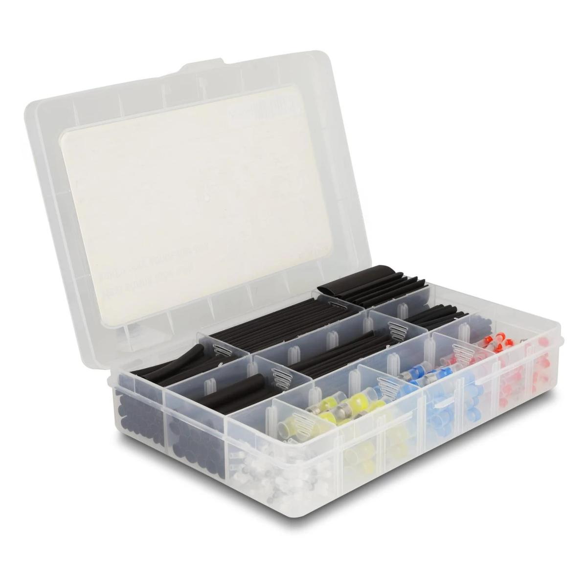 Delock Schrumpfschlauch mit Lötdrahtverbinder Sortimentsbox 308-teilig (308x) (20907)