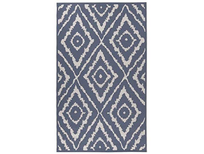 Teppich aus 100% Polyeseter; maschinell gewebt Größe: 123 x 180 cm; Farbe: Blau Tom Tailor - Garden