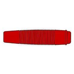 Hirschmann ISOLIERTE, BIEGSAME KUPPLUNG FÜR 4 mm-STECKER - ROT (KUN 30) (HM4411)