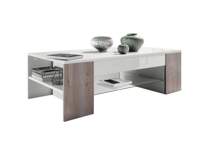 COUCHTISCH Clip Blenden in Eiche Nordic