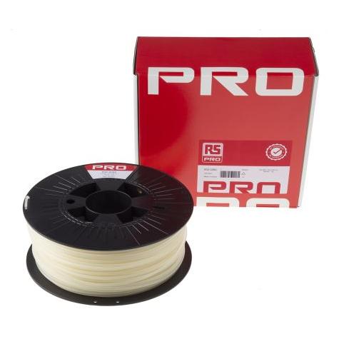 RS PRO RS Natural PLA 2.85mm Filament 1kg (PLA, 1000 g, 2.85 mm) (8320260)