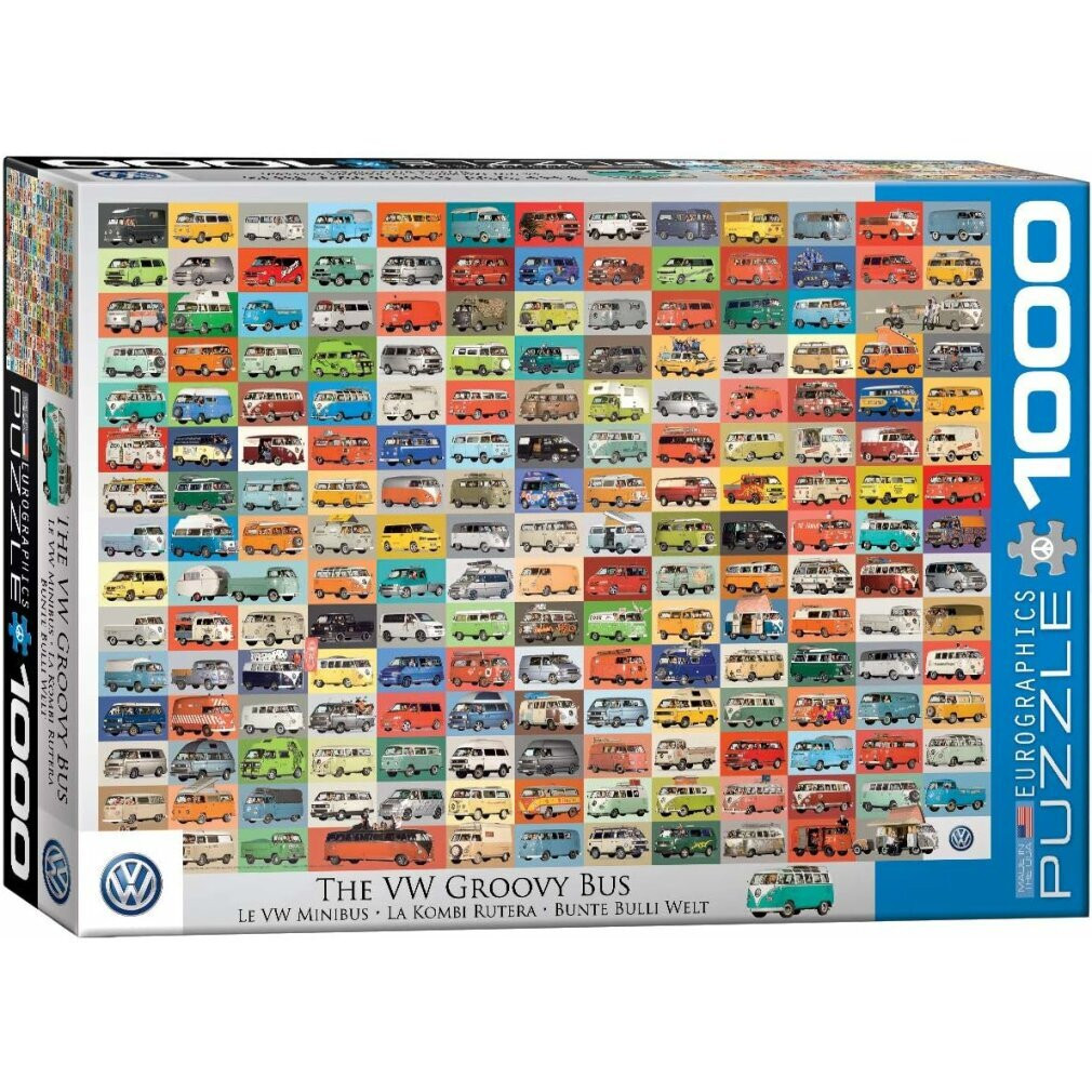 Eurographics Puzzel De VW Groovy Bus 1000 stukjes