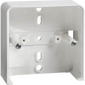 ELSO 504114 - Gear tray, empty, 1-gang, RENOVATION, pure white