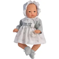 Asi - Koke Puppe im grauen Kleid, 36 cm