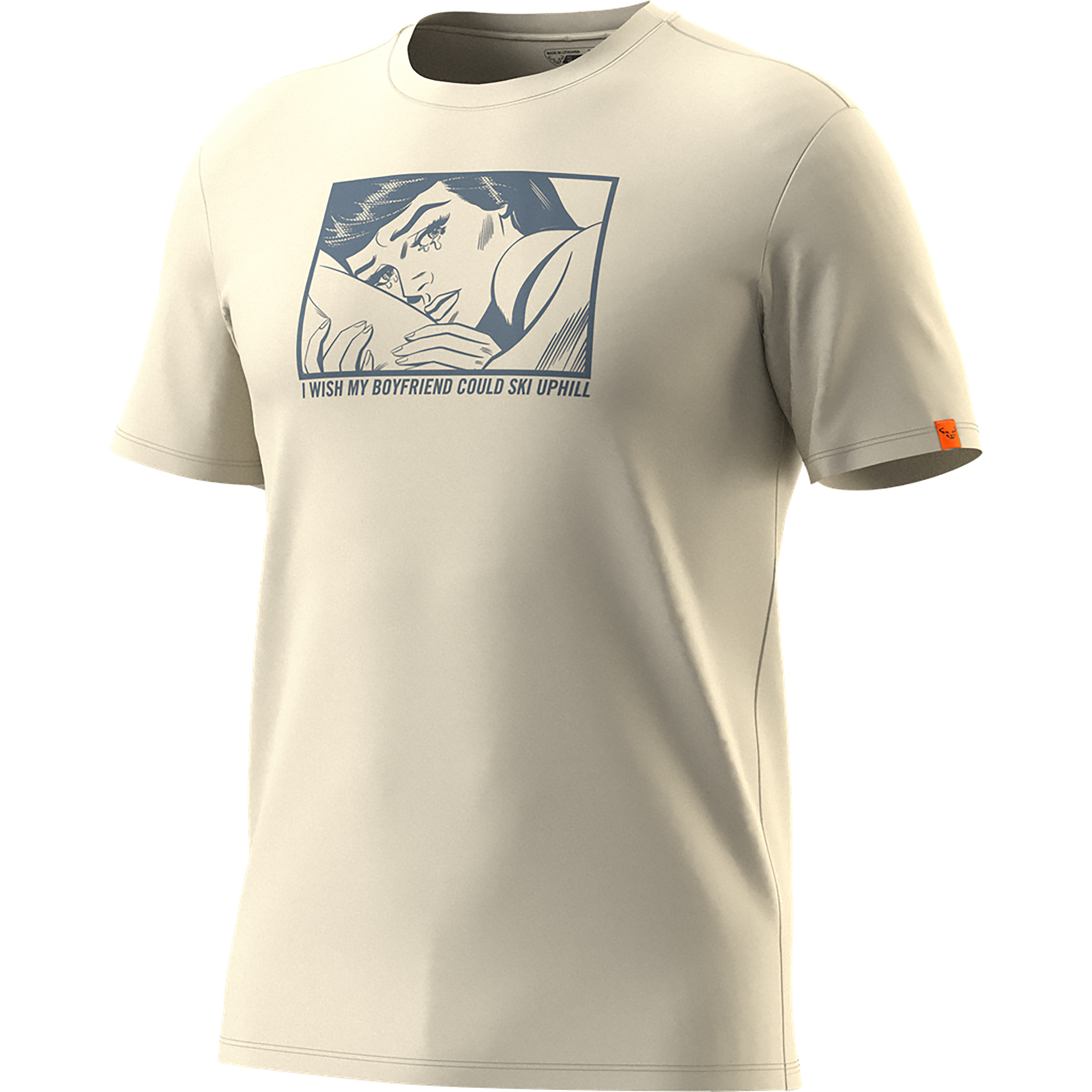 Dynafit Graphic Cotton Herren T-Shirts beige Größe XXL Lifestyle Hautfreundlich