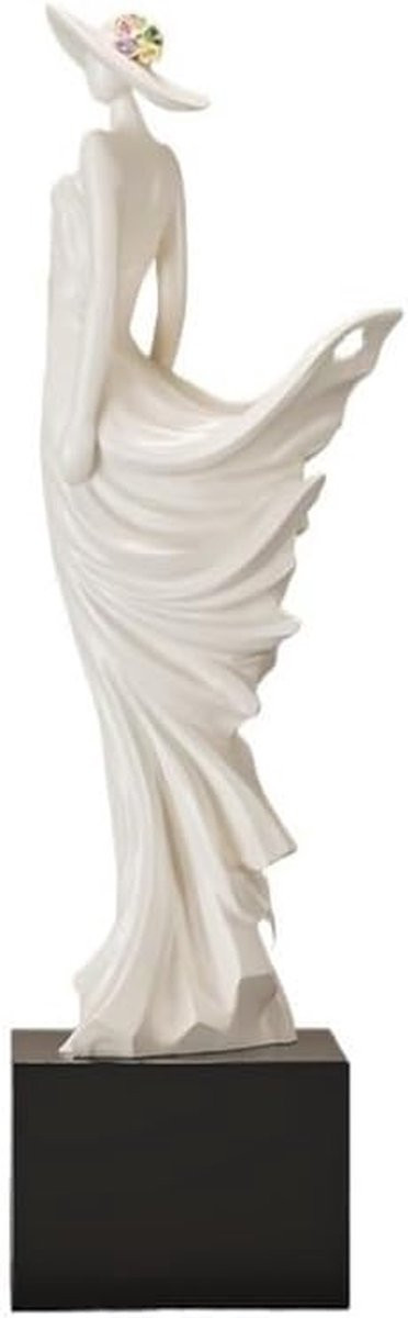 Decoratieve sculptuur abstracte figuur met vloeiende lijnen Hoogte: 355 cm