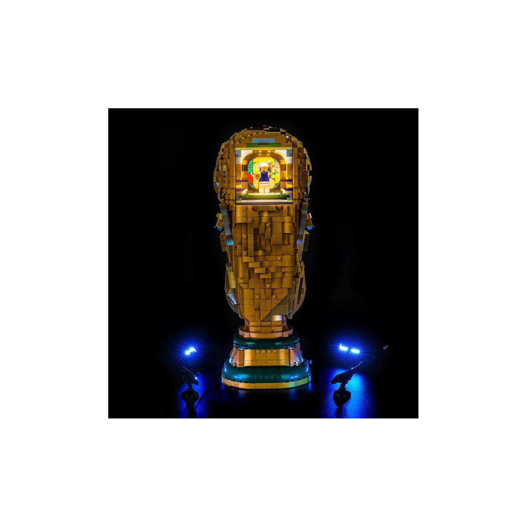 BrickBling LED Beleuchtungs-Set für LEGO 43020 Offizieller Pokal der FIFA Fussball-Weltmeisterschaft mit FB (GC1380)