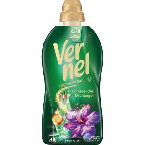 Vernel Weichspüler Aromatherapie, Faszinierender Dschungel, langanhaltender Duft, 1,012 Liter, 46 Waschladungen