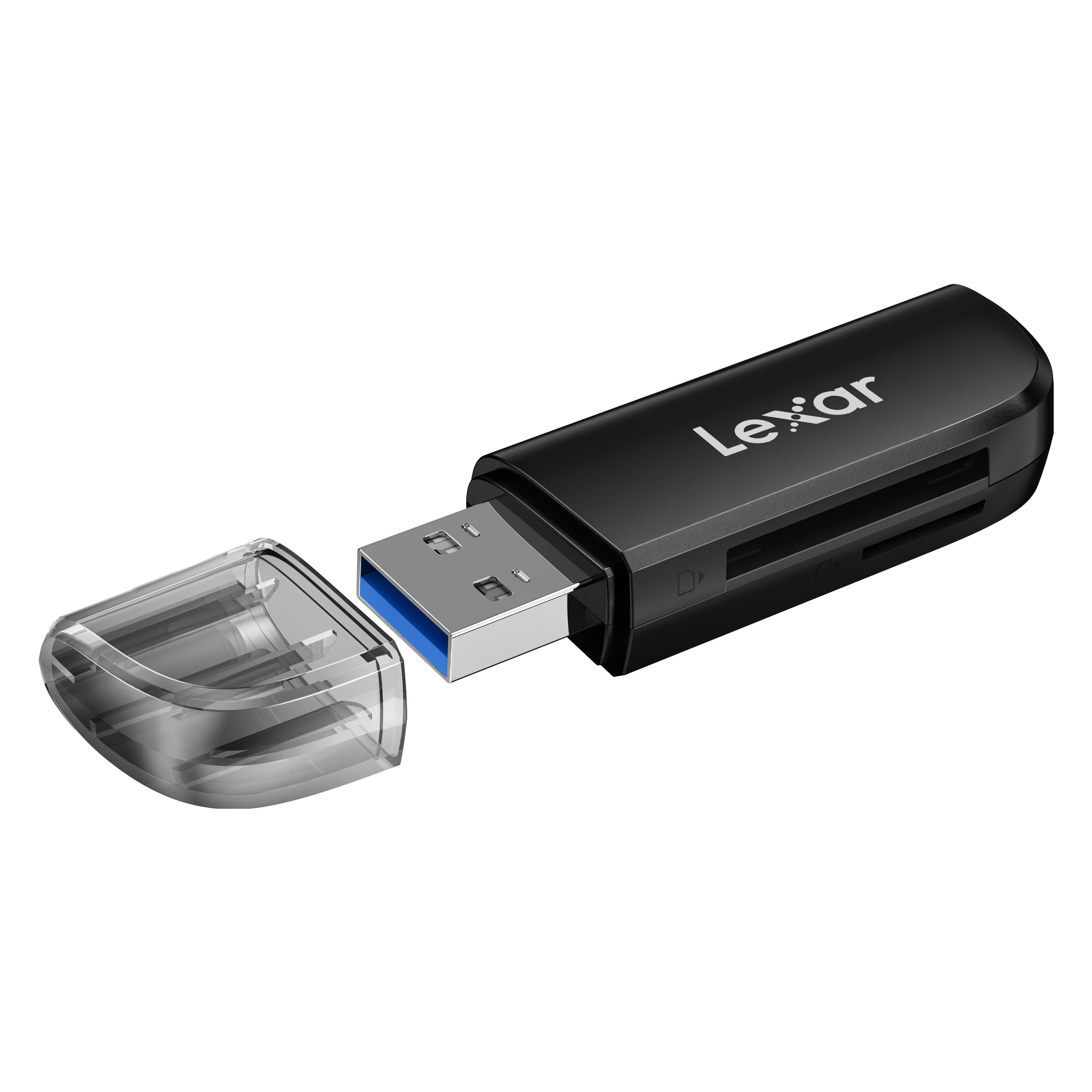 Lexar Lesegerät LRW300 Dual Slot SD/microSD USB 3.2 (USB-C 3.2 Gen 1) (LRW300U-BNBNG)