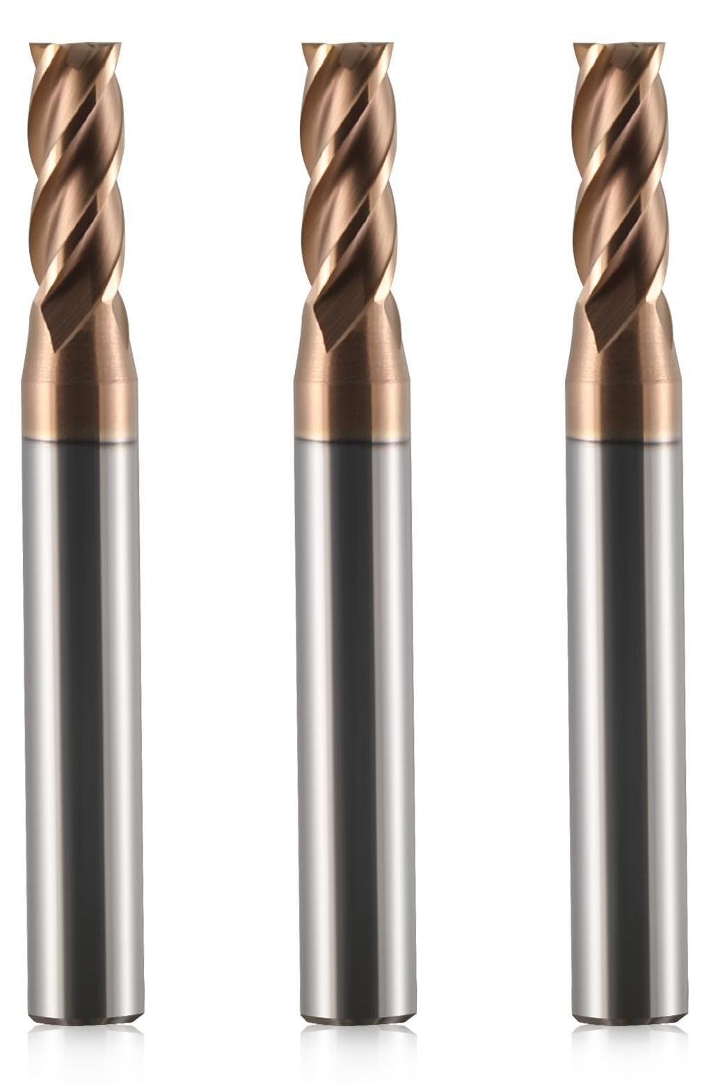 Merkloos VHM Frees Cutter Set met 4 Snijkanten voor Precisiefrezen en CNC Bewerking