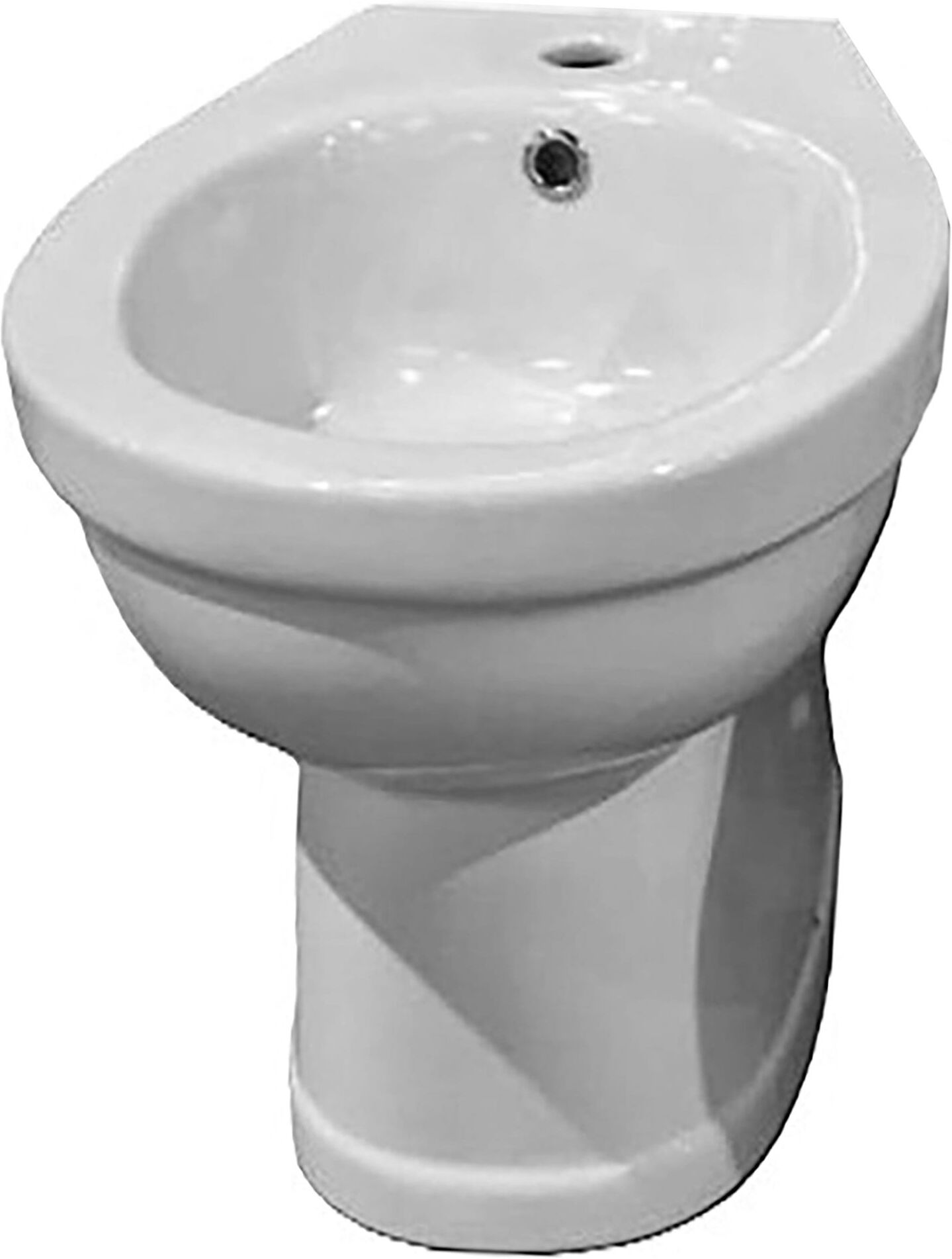 Tecnomat VASO SCARICO PAVIMENTO E BIDET BRIO PLUS A TERRA IN CERAMICA BIANCA