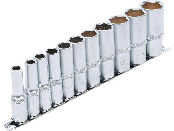 BGS 2756 Jeu de douilles 10 (3/8)\, profondes\, en POUCE\, 11 pcs.