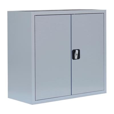 Lüllmann® Flügeltürenschrank, 2 OH, 750 x 800 x 383 mm, lichtgrau