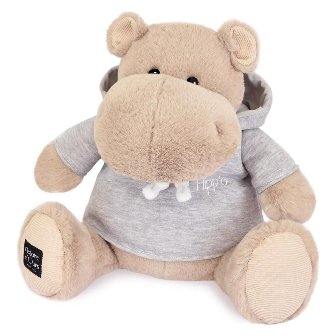Doudou et Compagnie Hippo, beige mit Sweatshirt 45cm (45 cm) (HO3254)