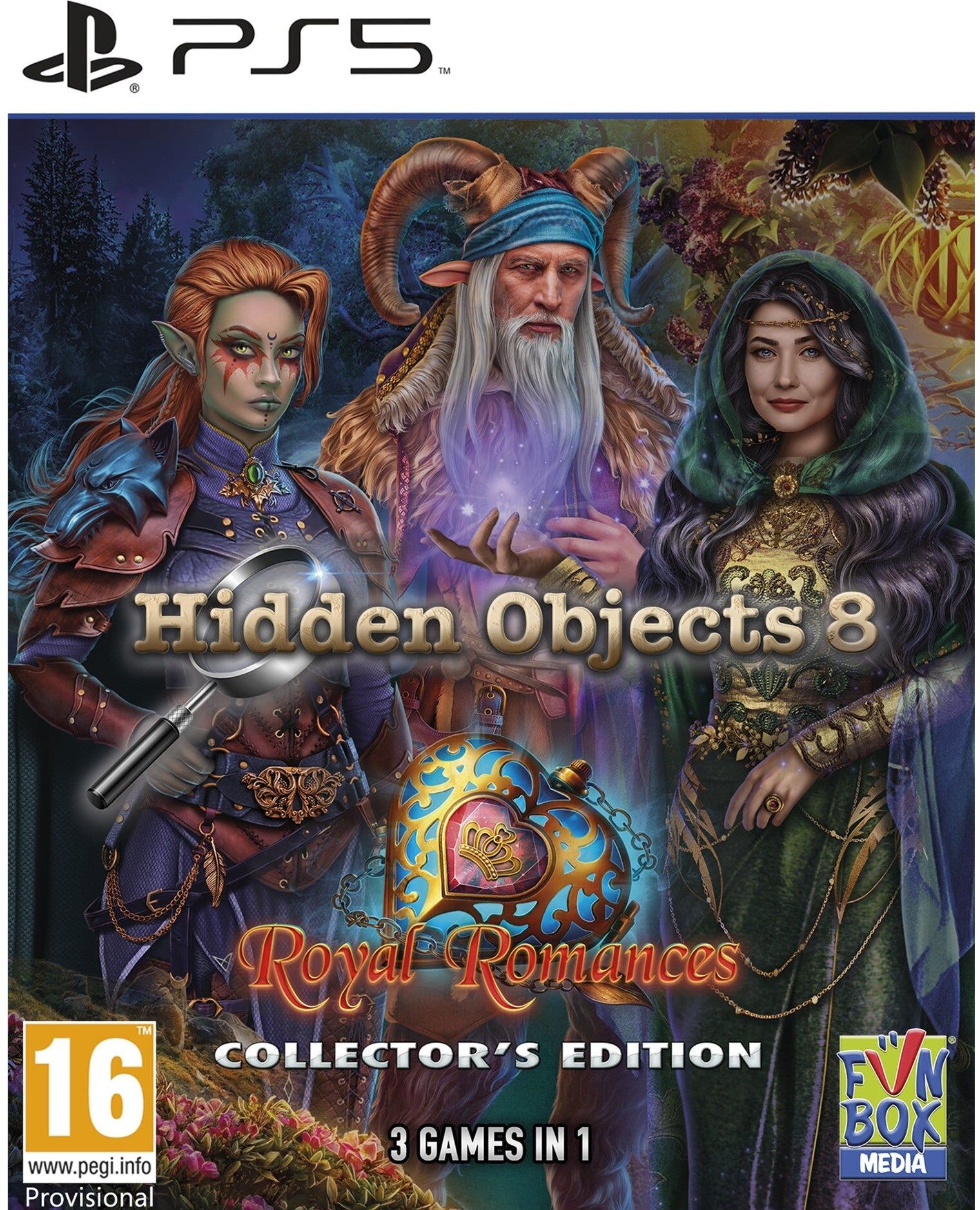 Funbox Media Hidden Objects 8: Royal Romances Collector's Edition PS5 (Disc) - 3 Adventures in 1 Collection for PlayStation 5