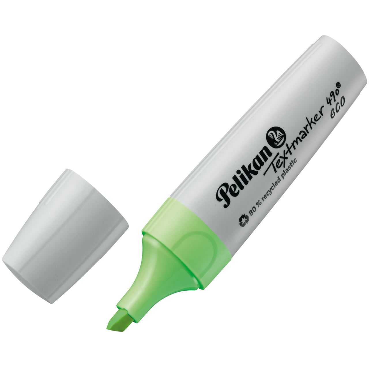 Pelikan Textmarker 490 eco 1 Stück auf Blister Neon-Grün