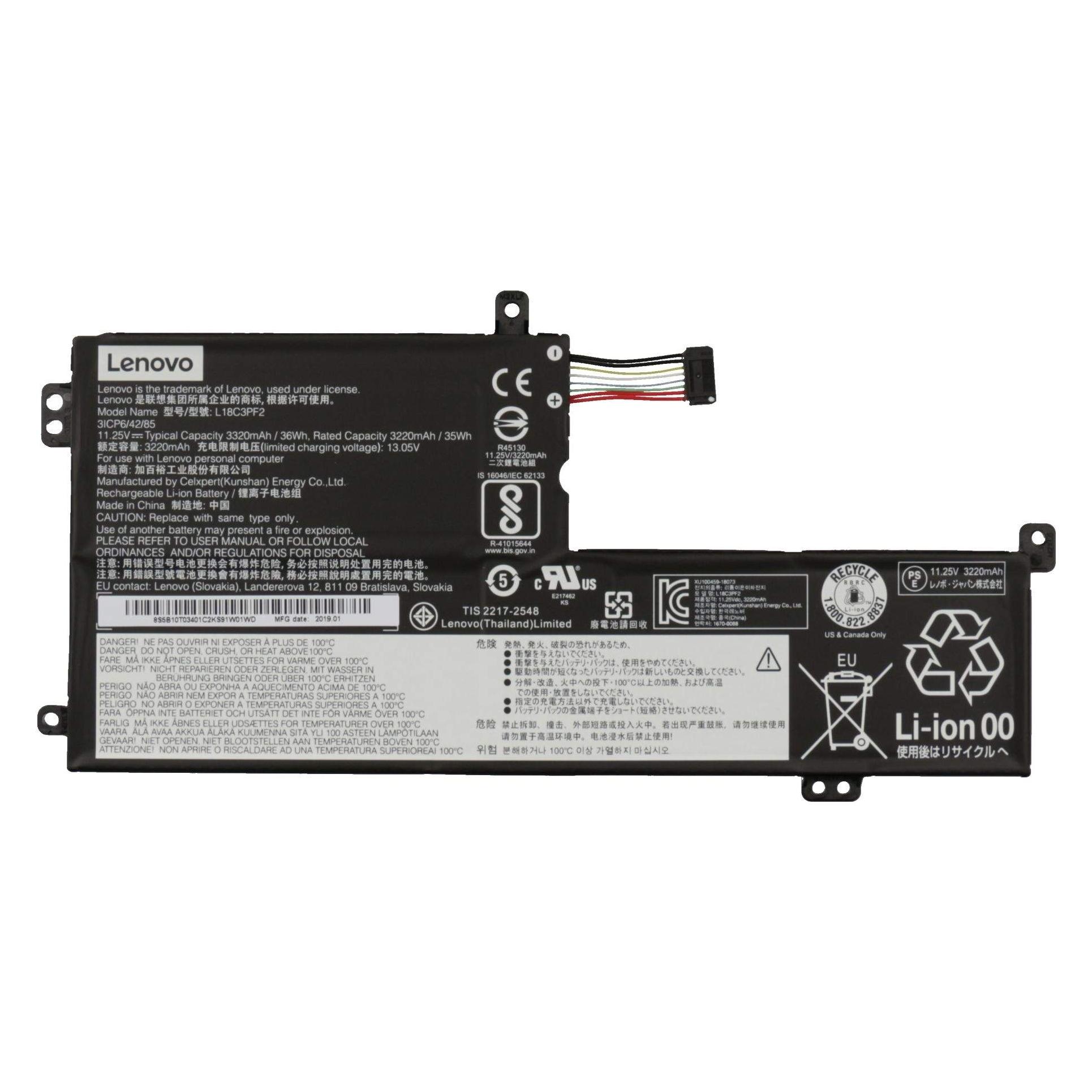 Lenovo L340 SP/B L18M3PF2 (3 Zellen, 3280 mAh) (5B10T03402)