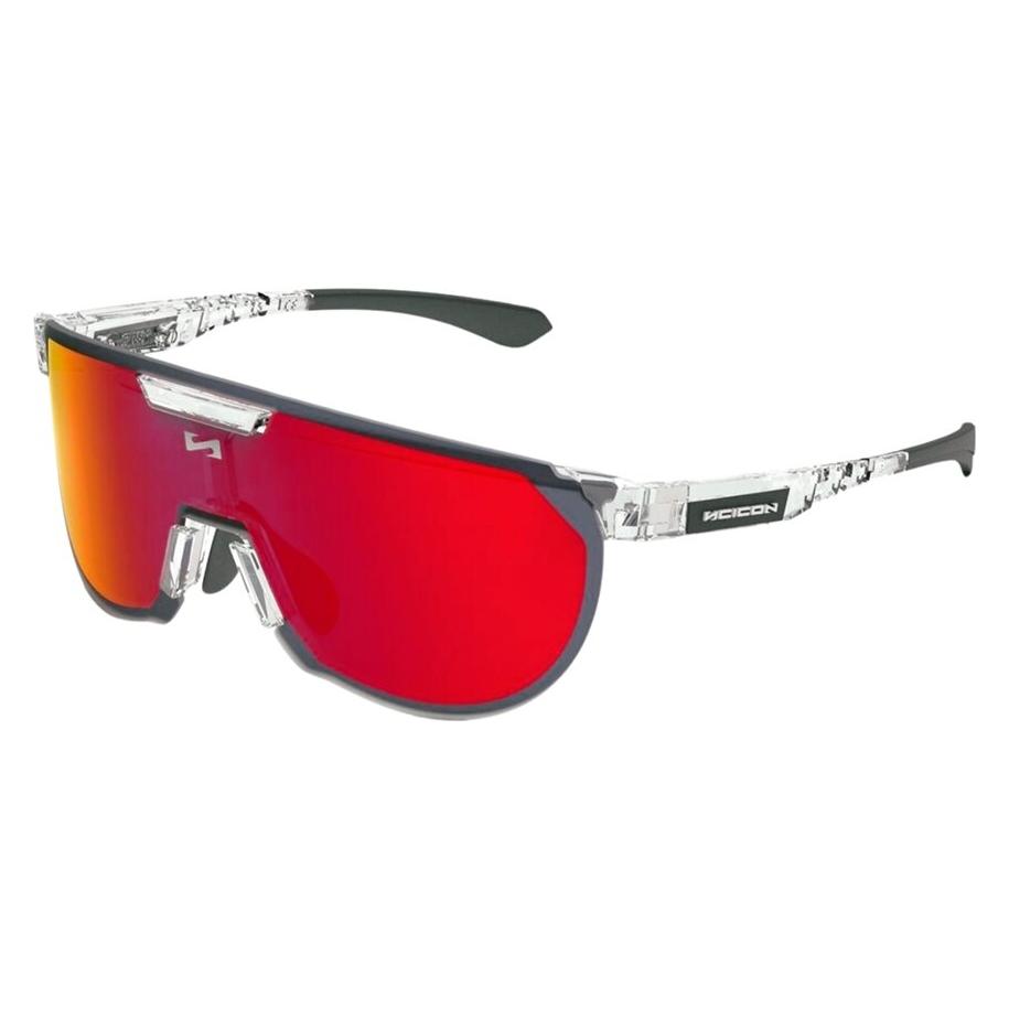 Scicon AEROTRAIL cykelbriller crystal gloss/multimirror red (multimirror red) (EY430607)