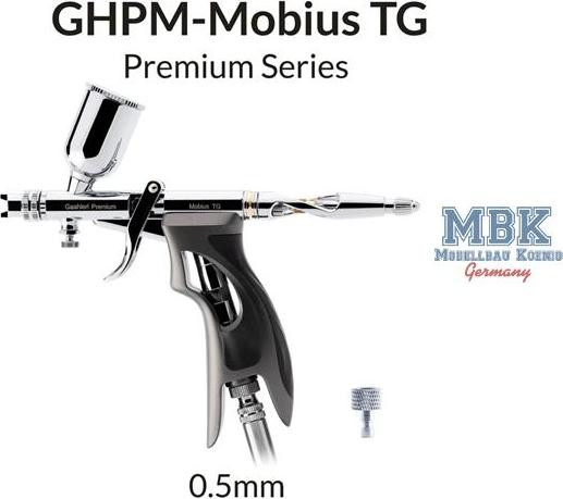Gaahleri Premium Series GHPM-Mobius TG Airbrush Pistool, 0,5 mm