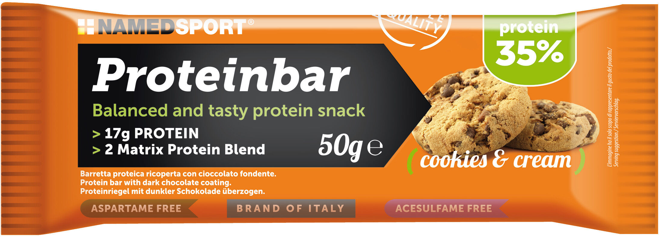 Namedsport Proteinbar Cookies - Cream 50g