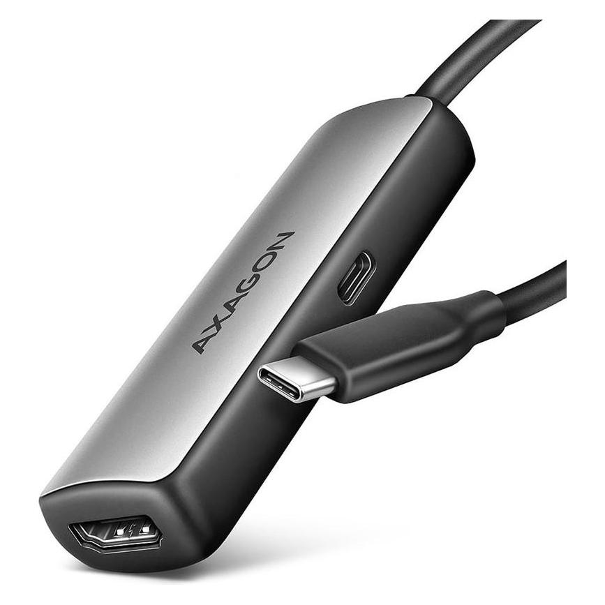 Axagon RVC-HI8KPD, USB-C -> HDMI 2.1 redukce / adaptér, 8K/60Hz, 4K/144Hz, HDR10+, PD100W (HDMI) (RVC-HI8KPD)