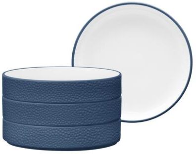 "Noritake Colortex Stone Set of 4 Stax Deep Plates, 7-1/2"", 12 oz."