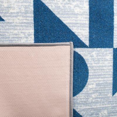 SAFAVIEH Kids Playhouse Machine Washable Slip Resistant Etti Hopscotch Rug
