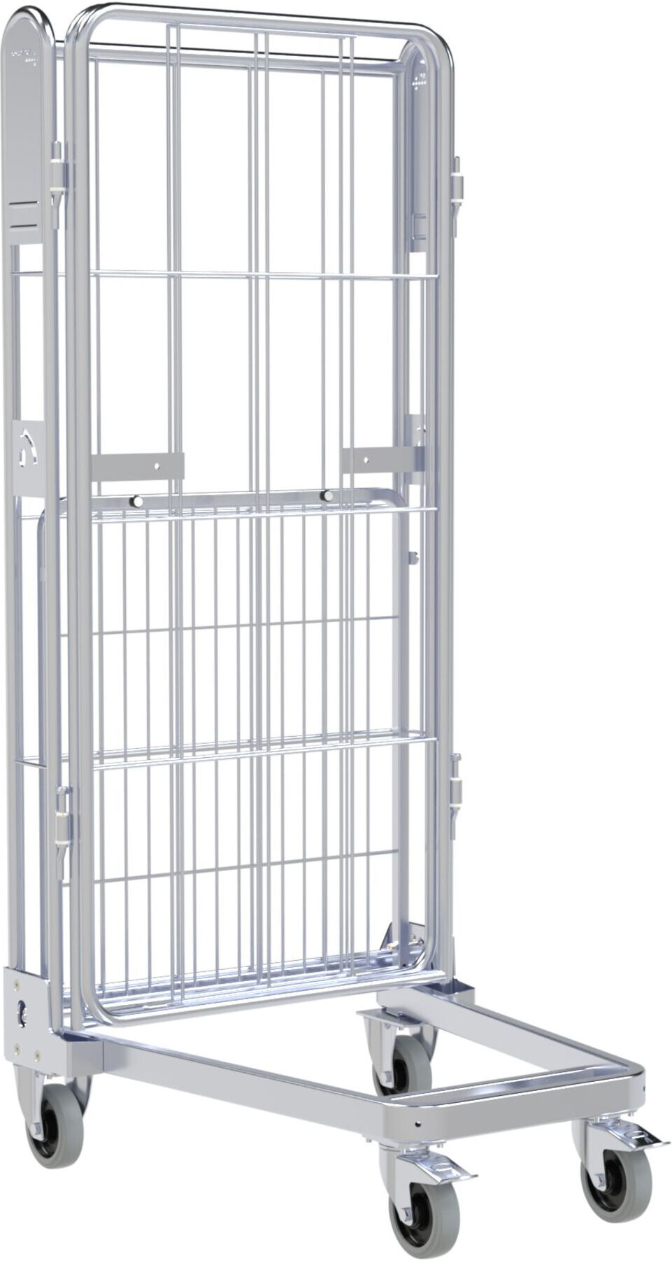 HMH nestainer® Metallbehälter 1450 ME 730 x 845 mm 3-seitig galvanisch blau verzinkt ; E. S. B. (N37308451450CC05OZA46)