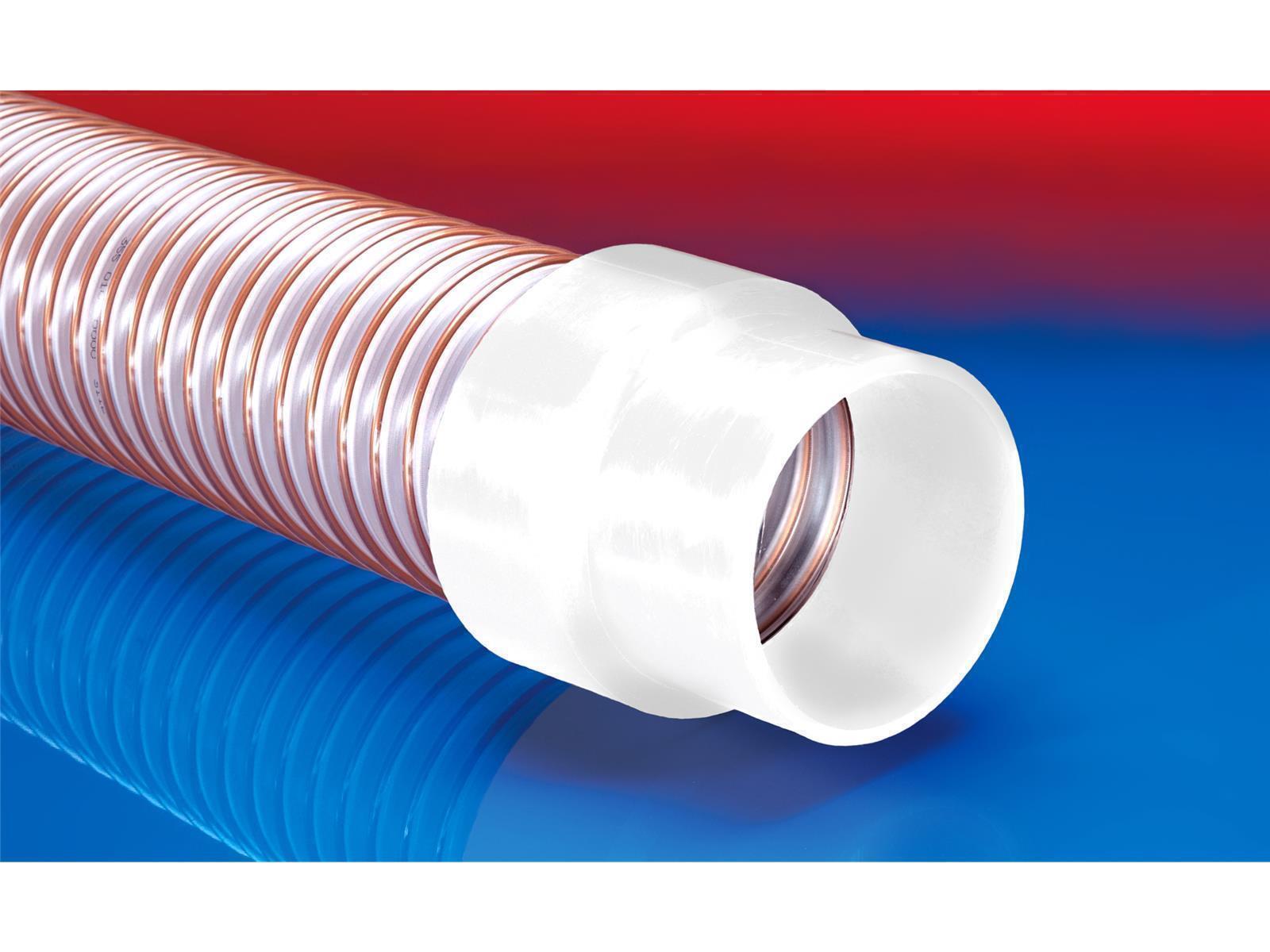 Norres lebensmittelechte Muffe aufschraubbar für AIRDUC 350, 351 ,355 Ø 250mm