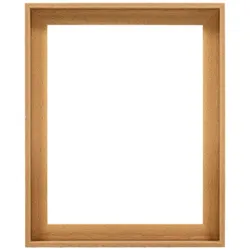effect Schattenfugenrahmen Profil 50F Holz Eiche / 40 x 60