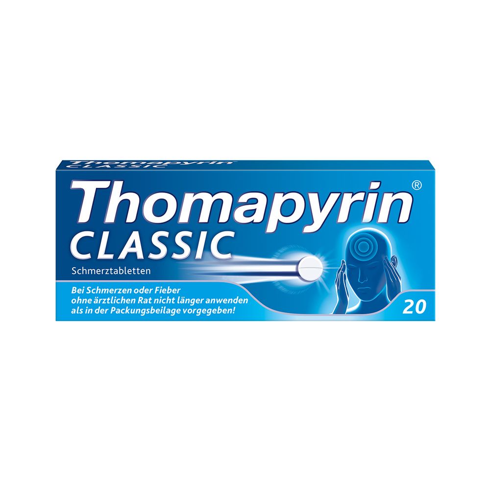 Thomapyrin Classic Schmerztabletten 20 St Tabletten