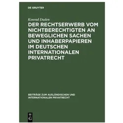 Duden:Der Rechtserwerb vom Nichtberecht, Sachbücher von Konrad Duden