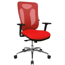 Topstar Bürostuhl »Sitness Net Pro 100« mit Armlehnen rot