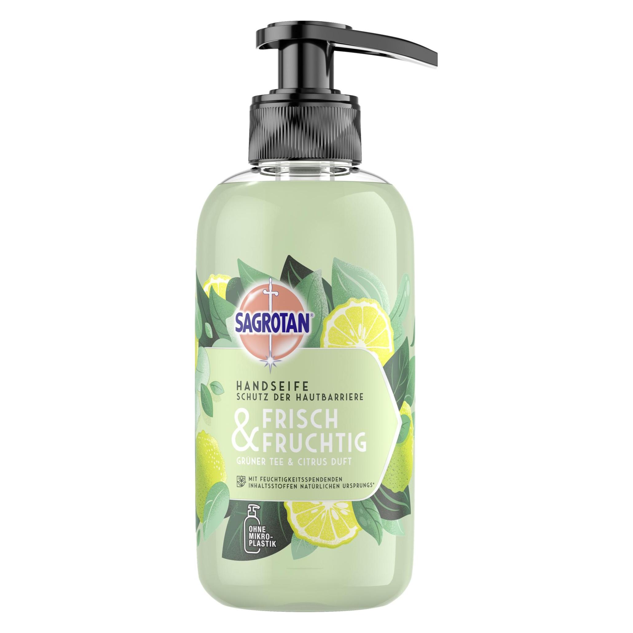 Sagrotan FRISCH&FRUCHTIG Flüssigseife 300,0 ml (Flüssigseife, 300 ml) (3277369)