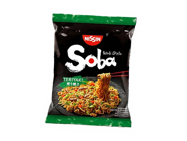 Nissin Soba Teriyaki instant gebakken noedels 110 g