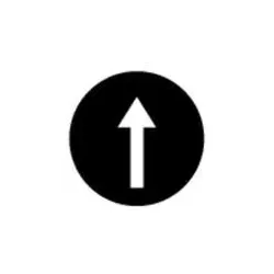 Eaton 218261 Tastenplatte, Pilz schwarz, Symbol Pfeil M22-XDP-S-X7  - 10 Stück