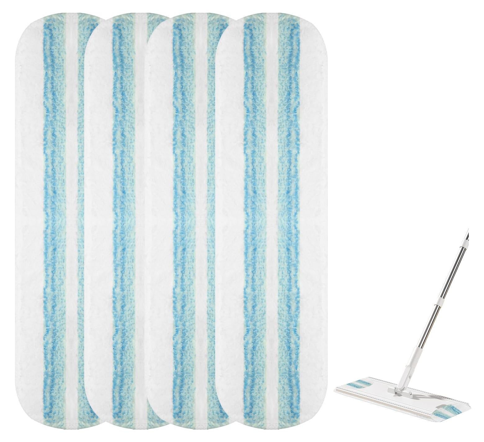 Dripio 4 reservehoezen voor platte vloerwissers, microvezel, 40,5 x 11 cm, wasbaar