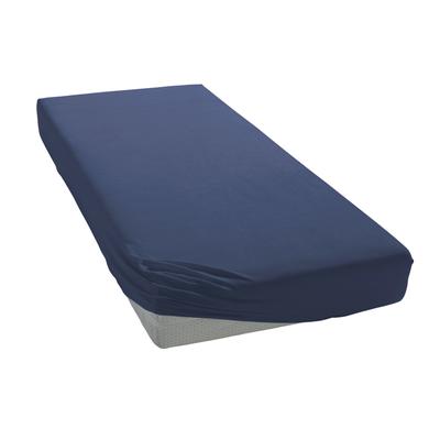 Bettlaken ESTELLA "Feinjersey", blau (saphir), L:200cm, Jersey, Obermaterial: 100% Baumwolle, Bettlaken, Bettlaken, Rundumgummi