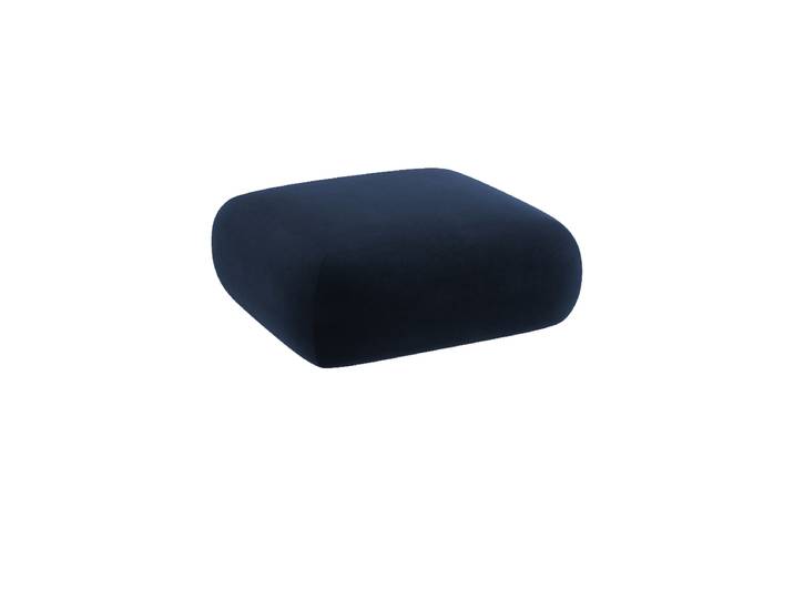 Design Sitzpouf „Nolio“ Samt Königsblau 100 x 100 cm chosen by Bloomingloft