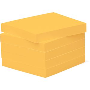 BIZSTIX Haftnotizen Office, 1301030702, neonorange, 75 x 75mm, selbstklebend, 5x 100 Blatt